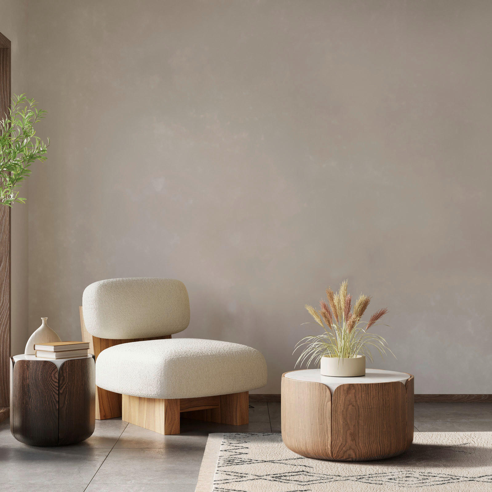 Kayoom Kurzflorteppich Alena creme B/H/L: ca. 200x2x290 cm Alena - creme/schwarz (290,00/200,00/2,00cm) - Kayoom