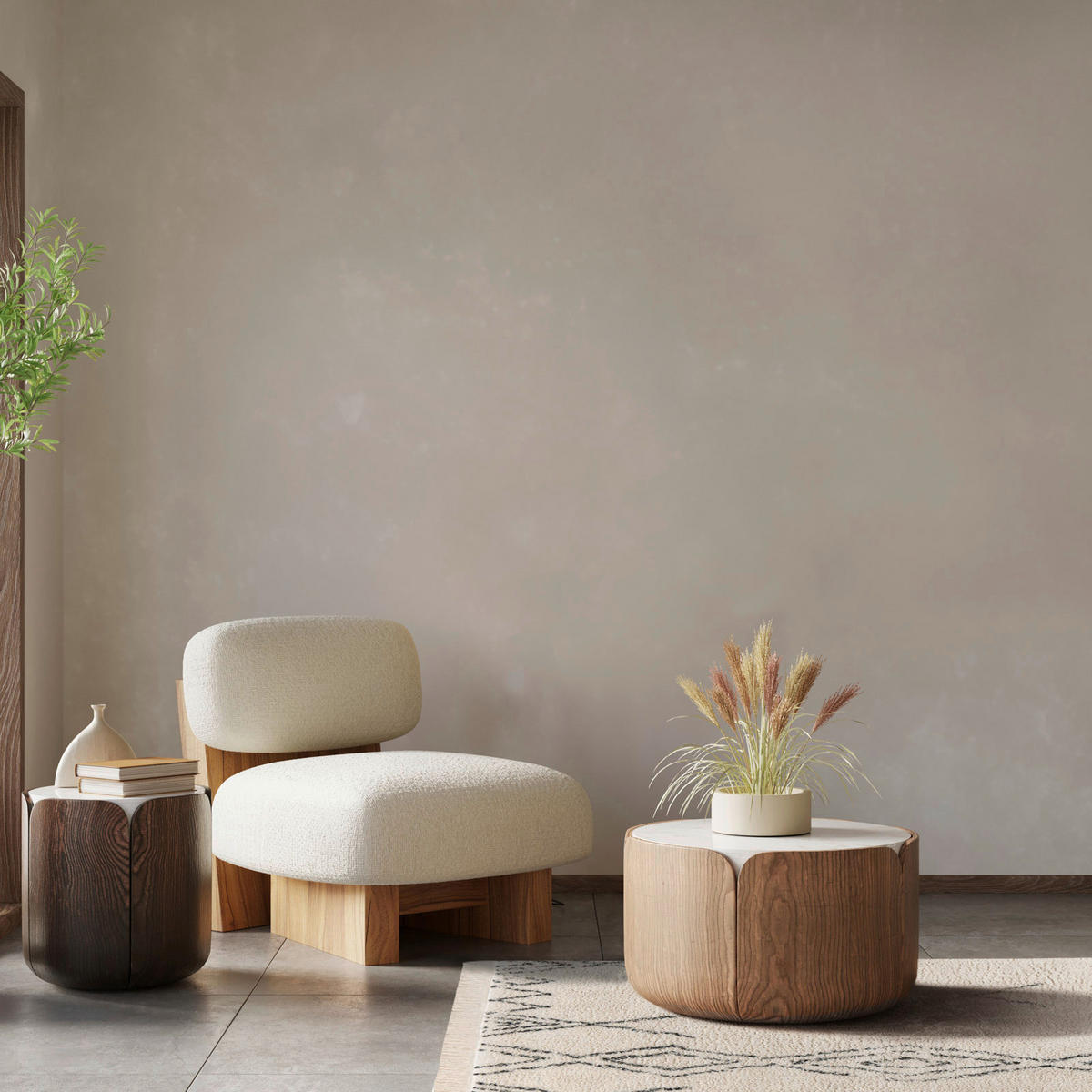 Kayoom Kurzflorteppich Alena creme B/H/L: ca. 200x2x290 cm Alena - creme/schwarz (290,00/200,00/2,00cm) - Kayoom