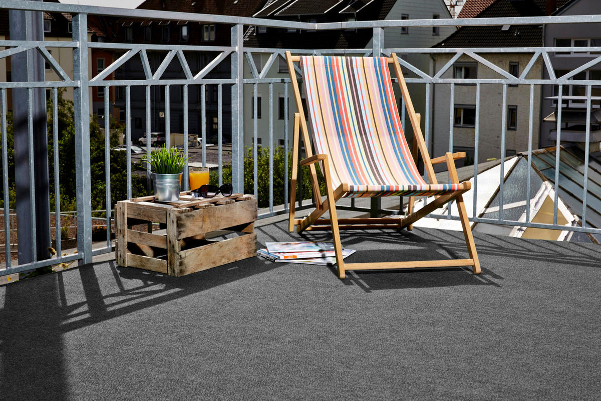 Kunstrasen Grass grau B/L: ca. 133x300 cm pro Stück Grass - grau (133,00/300,00cm)