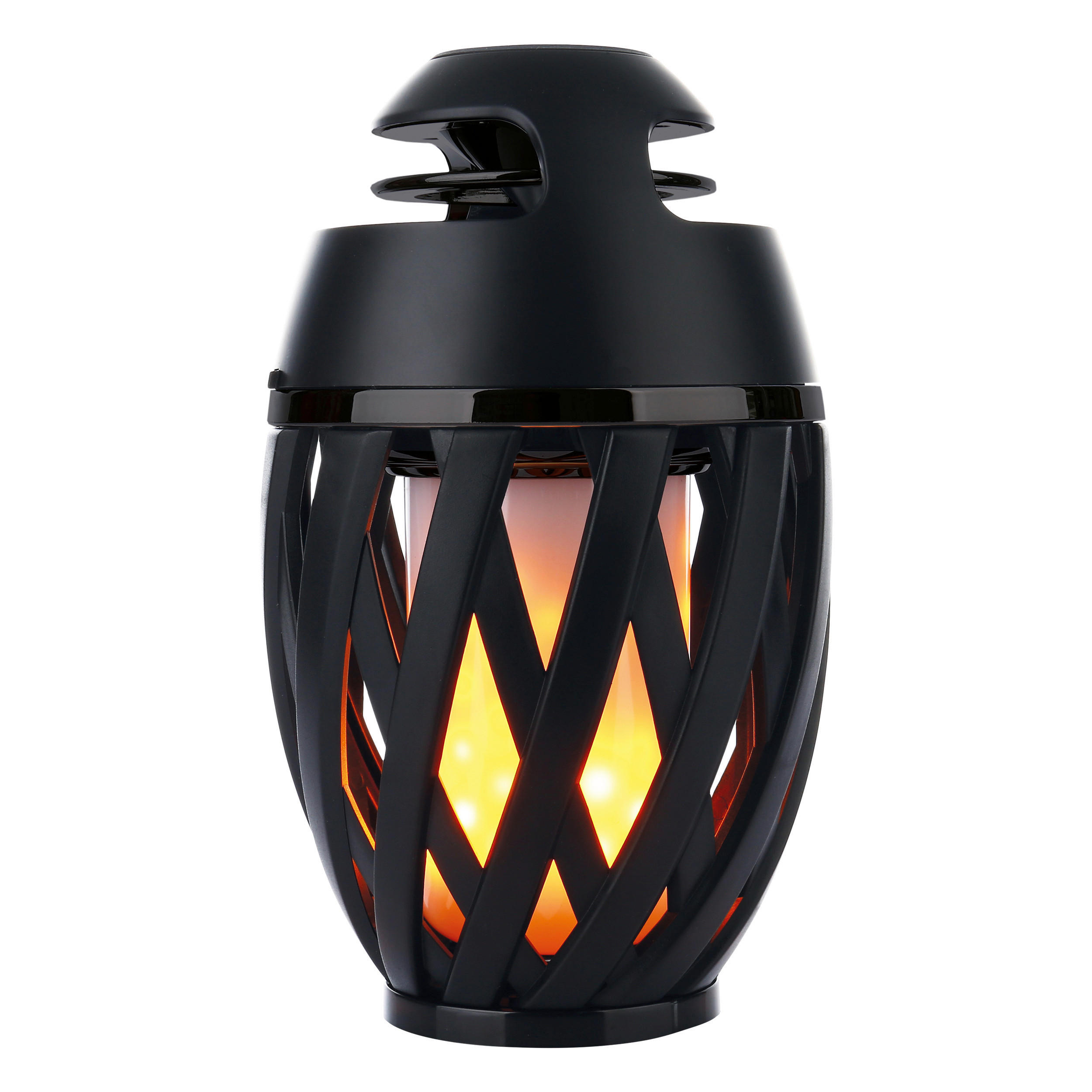 Näve Leuchten Tischleuchte 5243822 schwarz Kunststoff H/D: ca. 16,5x10 cm null 48 Brennstellen LED-Tischleuchte "Muna" mit BT - schwarz (10,00/16,50cm) - Näve Leuchten