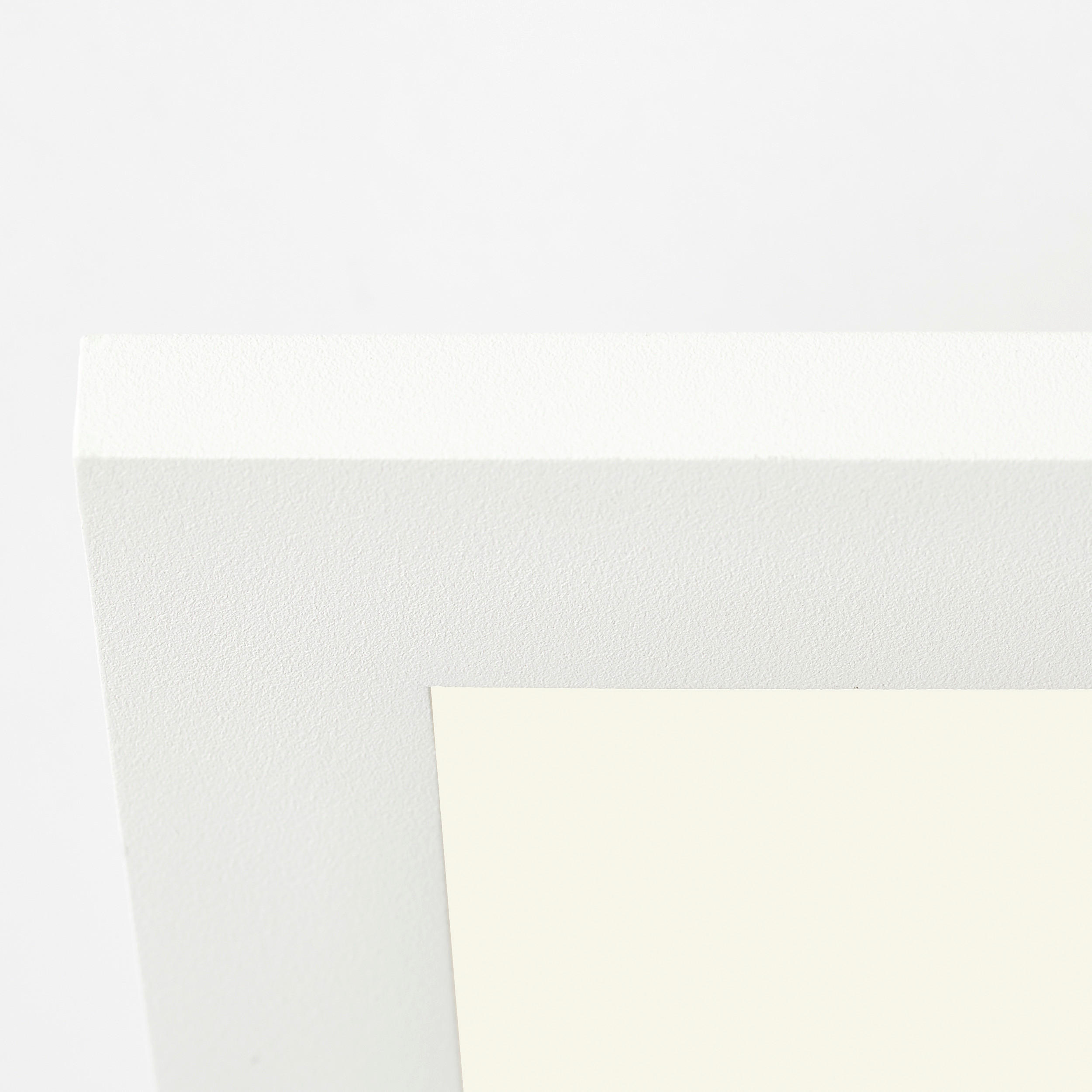 Brilliant Deckenleuchte Buffi G90356A05 weiß Metall Kunststoff B/H/L: ca. 39,5x5x39,5 cm Buffi - weiß (39,50/39,50/5,00cm) - Brilliant