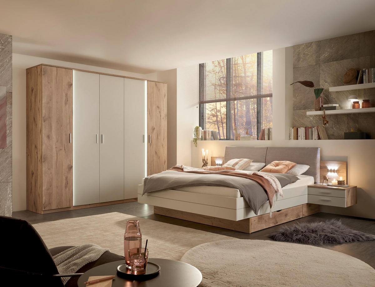 Kleiderschrank Moledo Eiche Viking Nachbildung B/H/T: ca. 251x227x60 cm Moledo - (251,00/227,00/60,00cm)