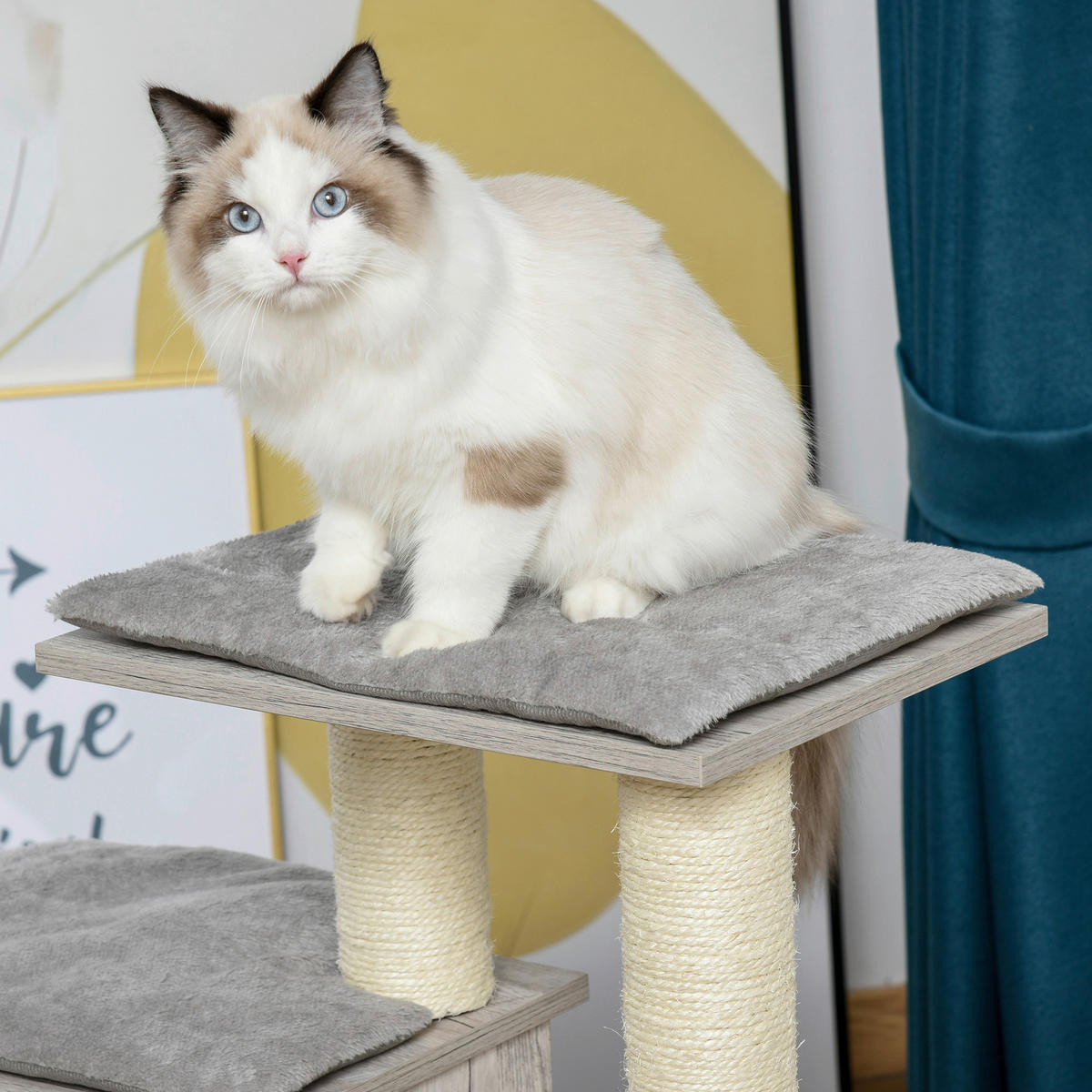 PawHut Katzenbaum Katzenbaum - (40,00/50,00/120,00cm) - PawHut