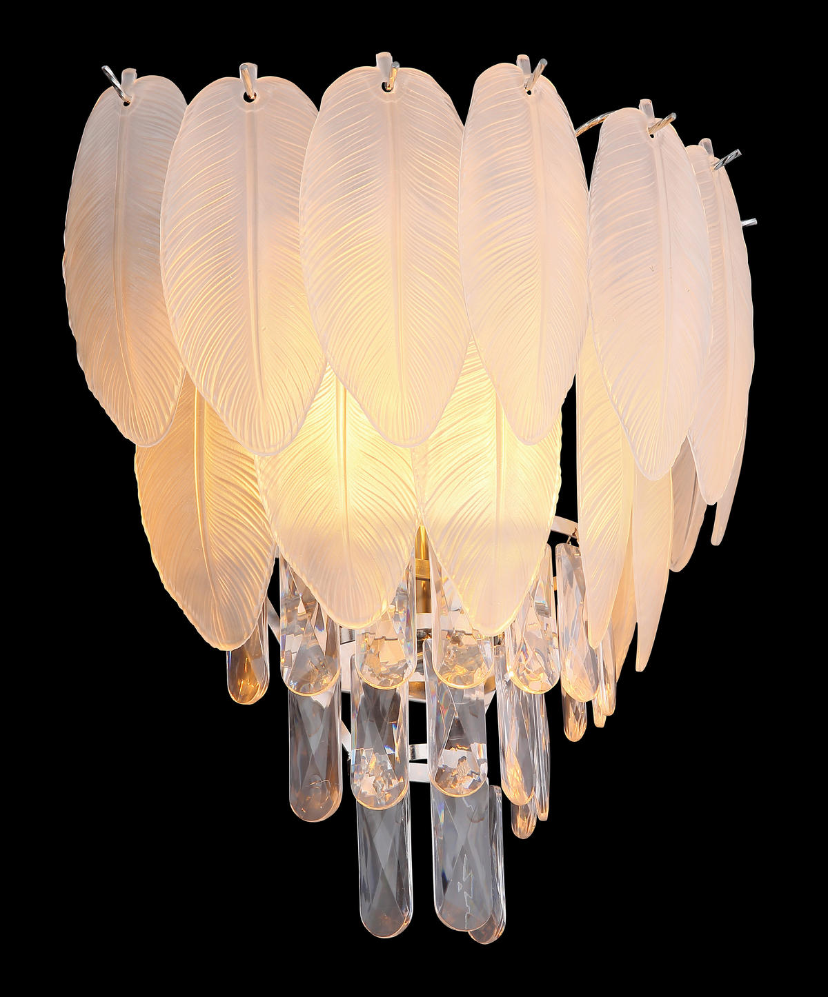 GLOBO Wandleuchte Chrom Rauch Metall Kunststoff B/H/T: ca. 35,5x40x20,5 cm E14 3 Brennstellen DALTON - Chrom/Rauch (35,50/40,00/20,50cm) - GLOBO