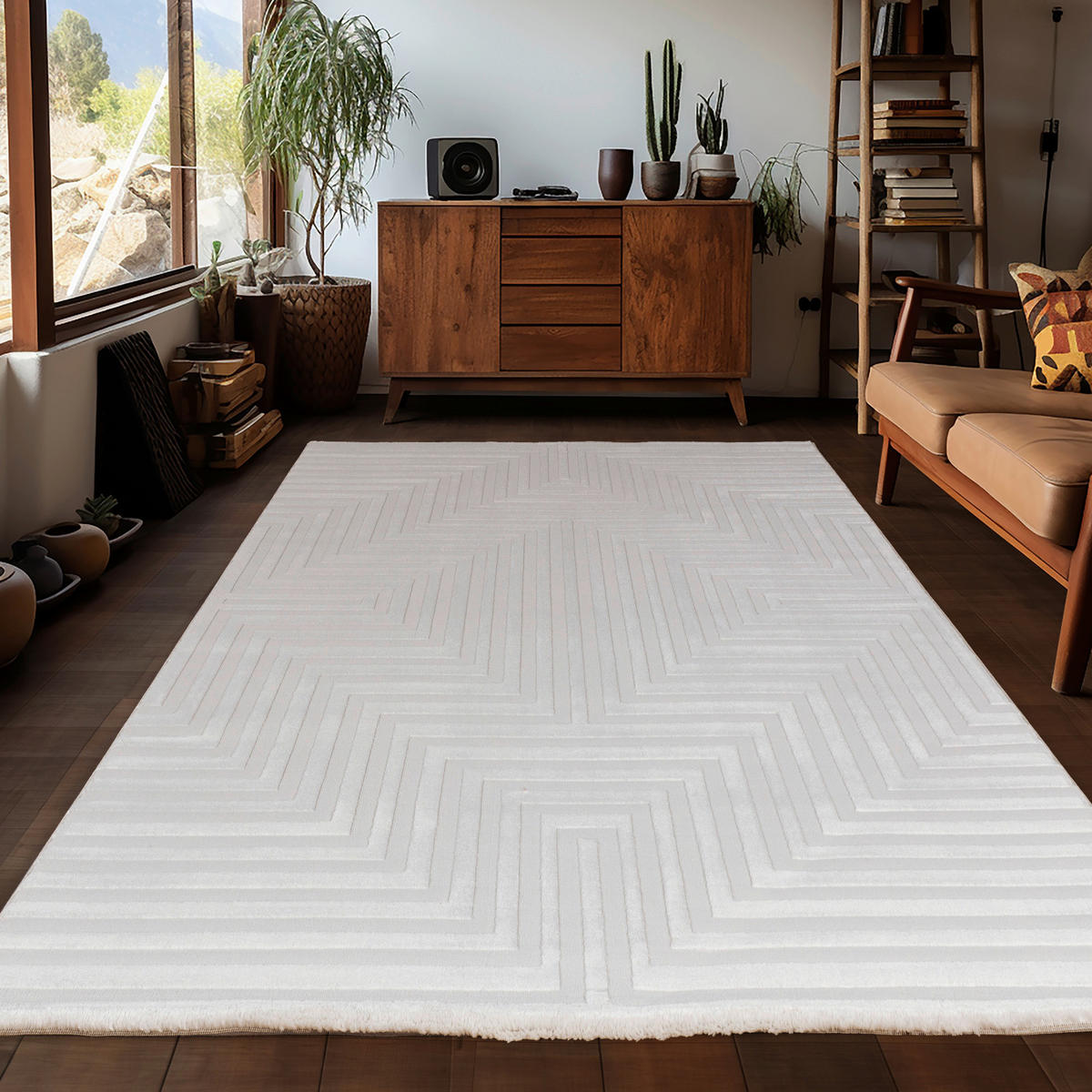 Ayyildiz Teppich SAHARA creme B/L: ca. 240x340 cm SAHARA - creme (240,00/340,00cm) - Ayyildiz