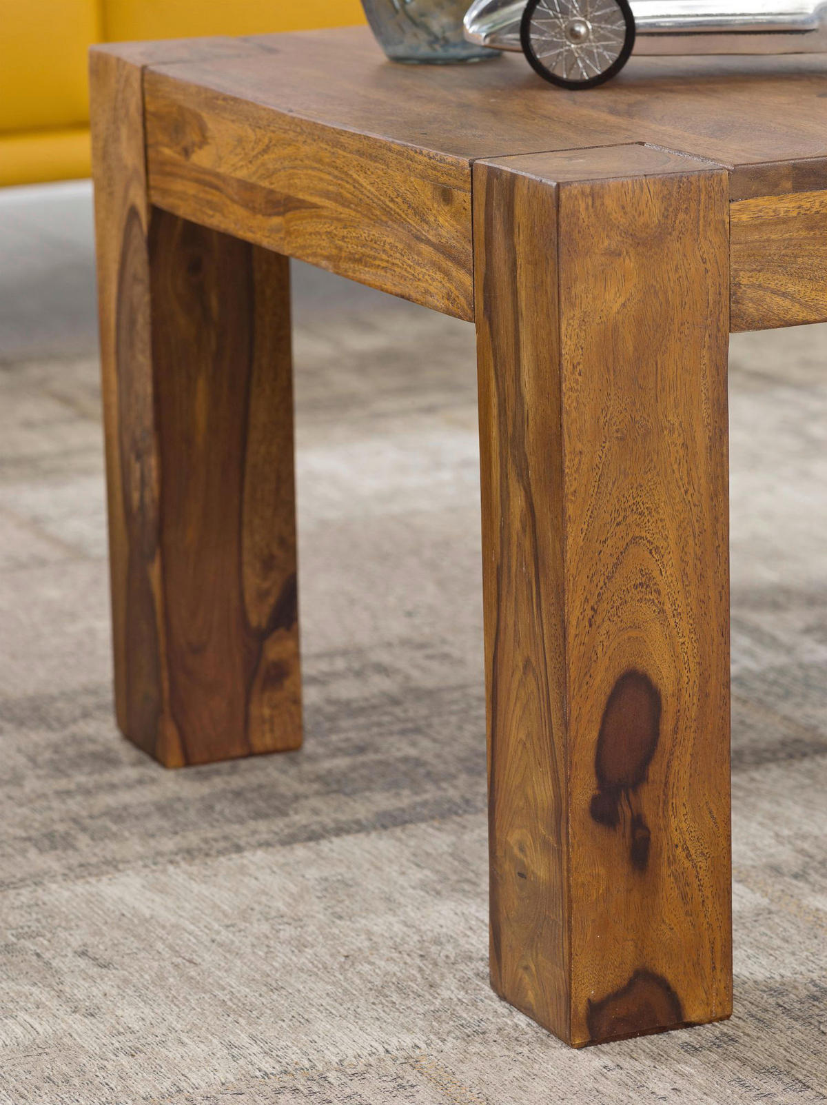 Couchtisch natur B/H/T: ca. 60x40x60 cm Couchtisch - natur (60,00/40,00/60,00cm) - Wohnling