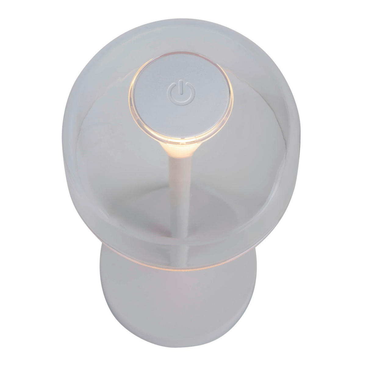 LED-Außentischleuchte weiß B/H/T/D: ca. 8x18,5x8x8 cm GOMBA - weiß (8,00/18,50/8,00cm) - Näve Leuchten