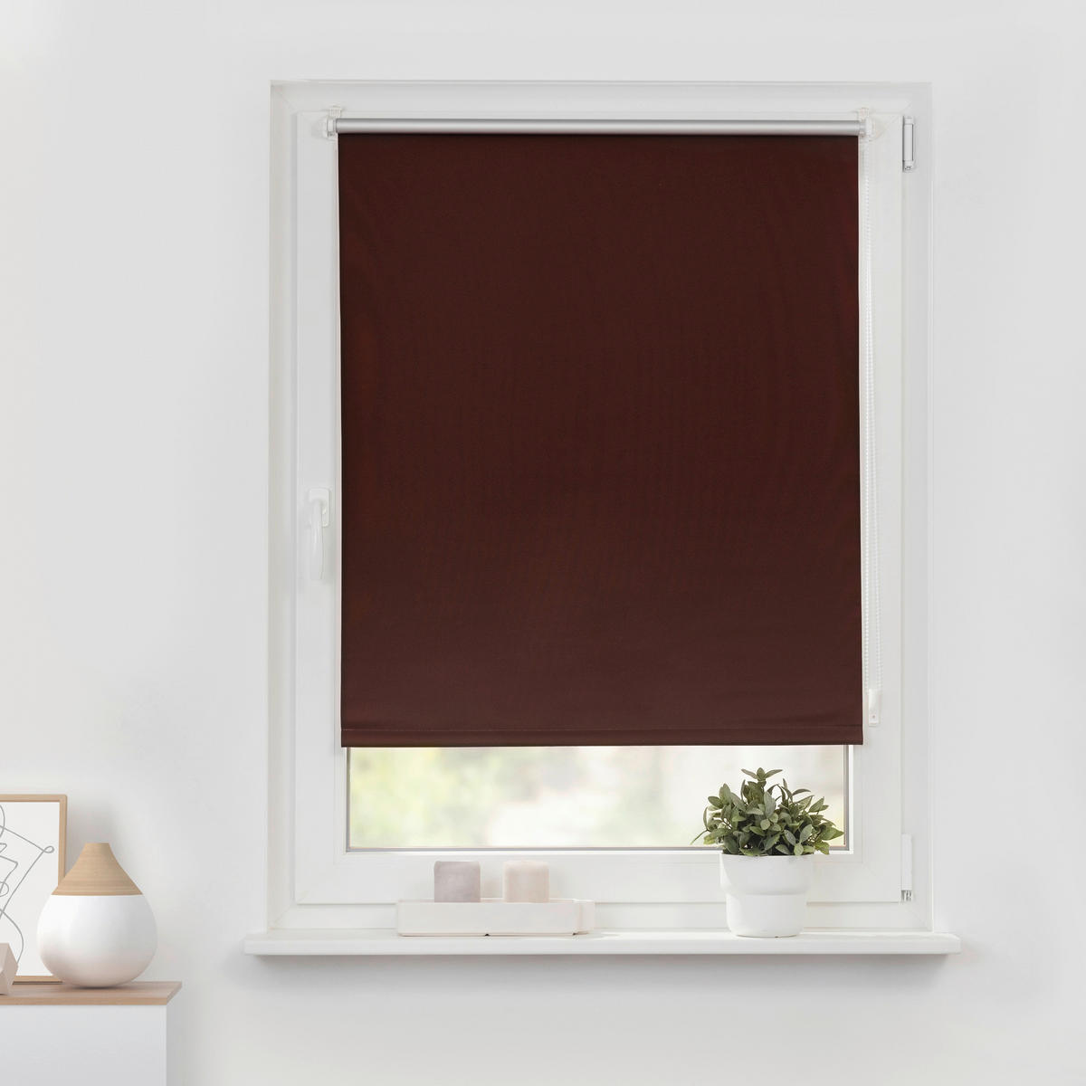 Thermo Klebe-/Klemmrollo Verdunklungsqualität anthrazit B/L: ca. 40x150 cm Rollo_schnurlos_Thermo_VD_Klemmfix - anthrazit (40,00/150,00cm) - LICHTBLICK