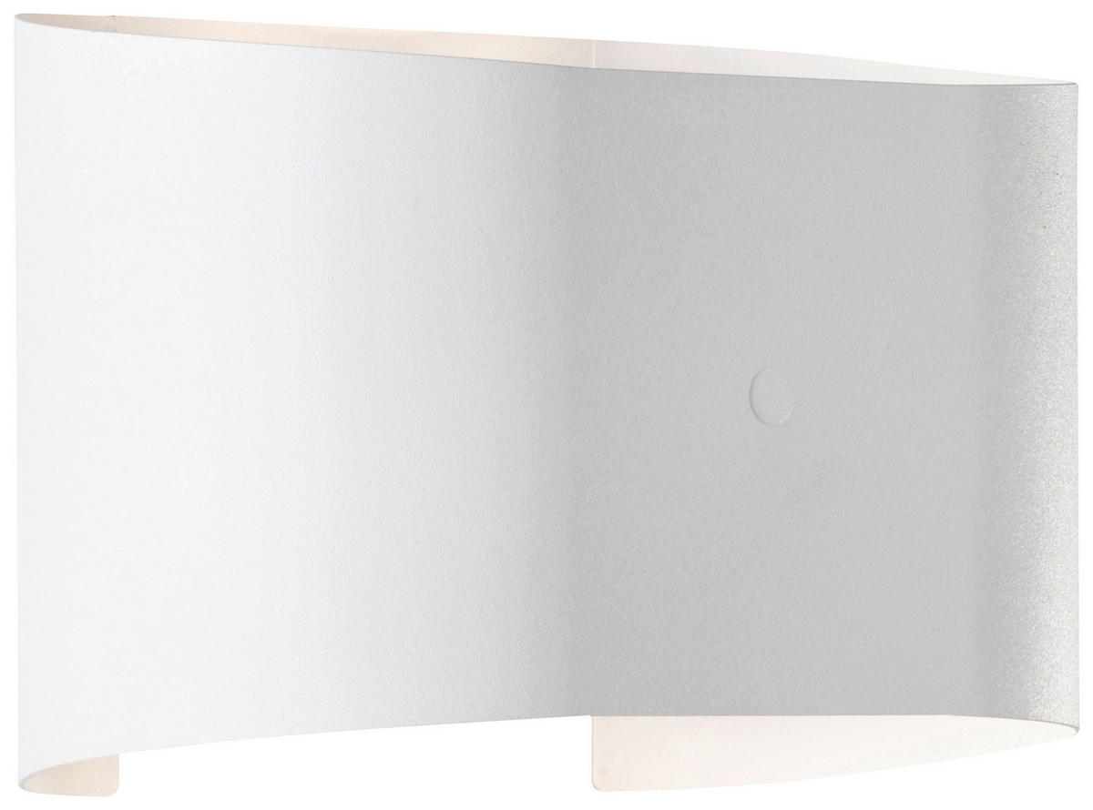 LED-Außen-Wandleuchte 30261 weiß B/H/T: ca. 18x12x10,5 cm Wall - weiß (18,00/12,00/10,50cm) - Fischer & Honsel