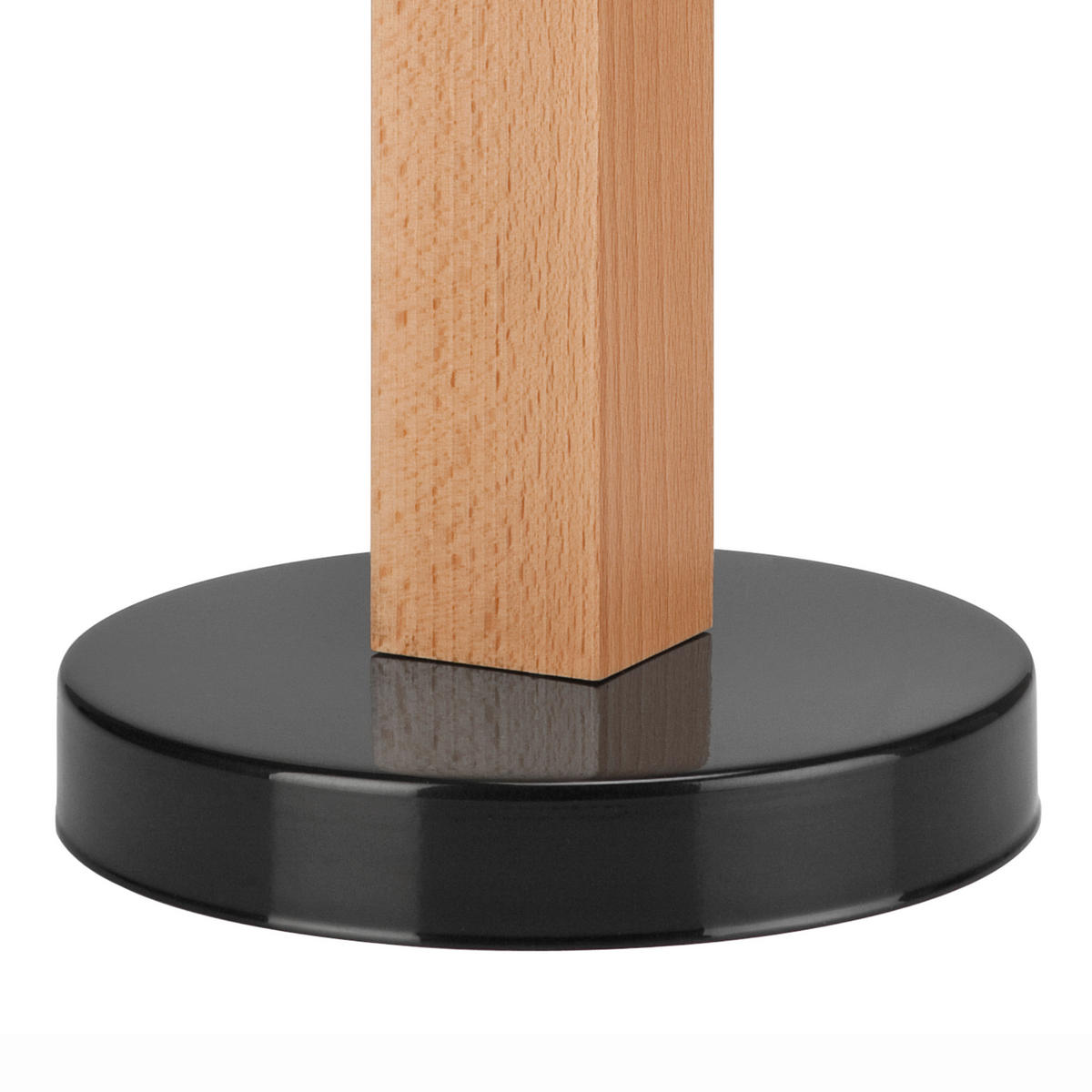 Lamkur Tischlampe schwarz Holz Stahl B/H/L: ca. 19x17x44 cm E27 1 Brennstellen Orazio - schwarz (44,00/19,00/17,00cm) - Lamkur