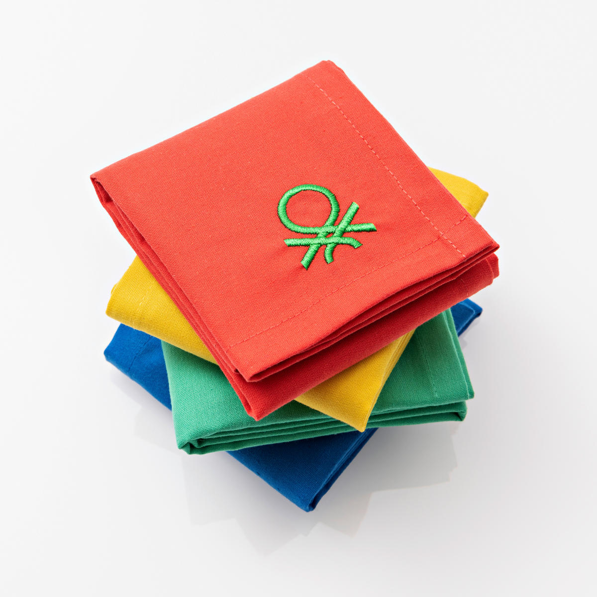 BENETTON Platzmattenset Rainbow multicolor Baumwolle B/L: ca. 30x45 cm Rainbow - multicolor (30,00/45,00cm) - BENETTON