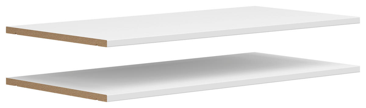 Einlegeböden-Set Multi-Stauraum Typ 46 weiß B/H/T: ca. 77x1,5x36 cm Multi-Stauraum Typ 46 - weiß (77,00/1,50/36,00cm)