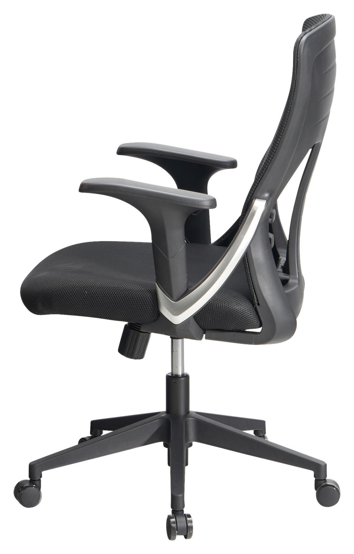 Drehstuhl schwarz Bürostuhl - schwarz (65,00/104,00/65,00cm) - Amstyle