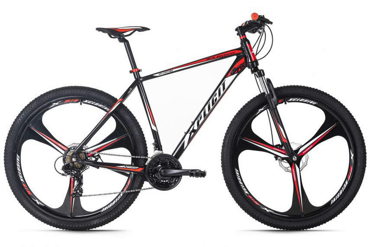 KS-Cycling Mountain-Bike Xplicit 582M  29 Zoll Rahmenhöhe 48 cm 21 Gänge schwarz schwarz ca. 29 Zoll Xplicit - rot/schwarz - KS-Cycling