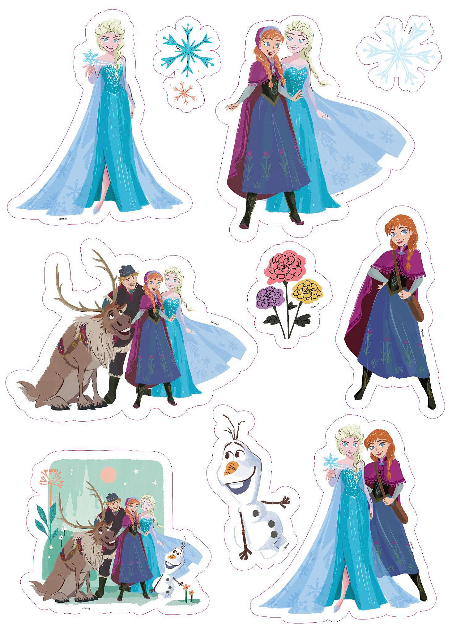 Wandsticker Frozen B/L: ca. 50x70 cm Wandsticker_Frozen - (50,00/70,00cm)