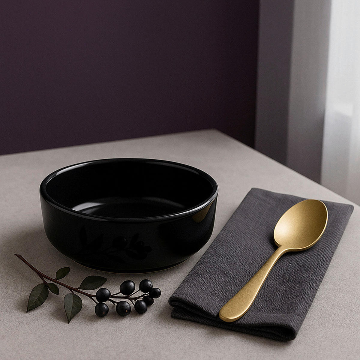 Berndorf Schüsselset schwarz Porzellan B/H/L: ca. 15x6,2x15 cm Schüssel_2erSet_P510167_Berndorf - schwarz (15,00/15,00/6,20cm) - Berndorf