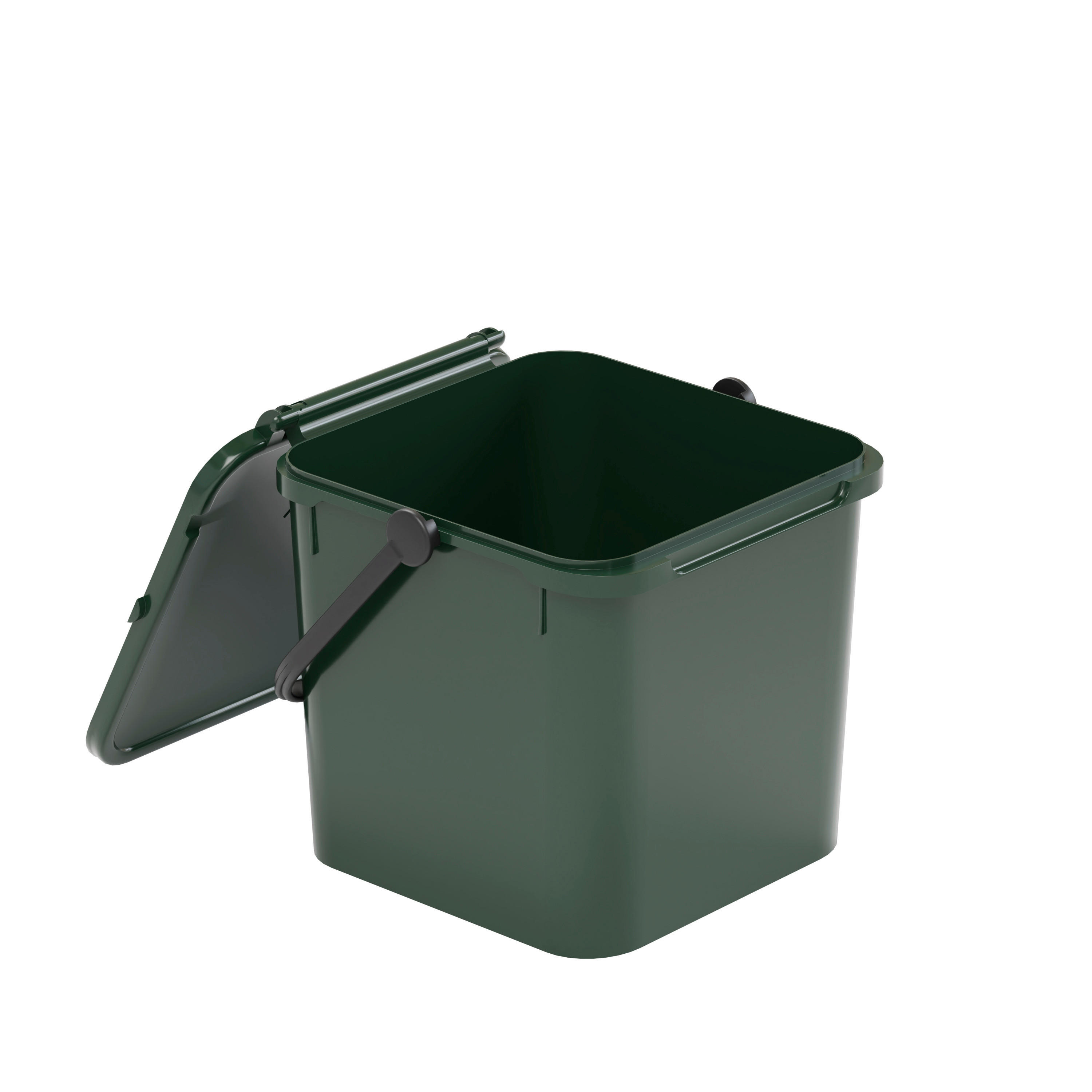 Eco-Logico Abfalleimer grün B/H/L: ca. 24x20,5x23,7 cm Abfalleimer 7l - grün (23,70/24,00/20,50cm) - Eco-Logico