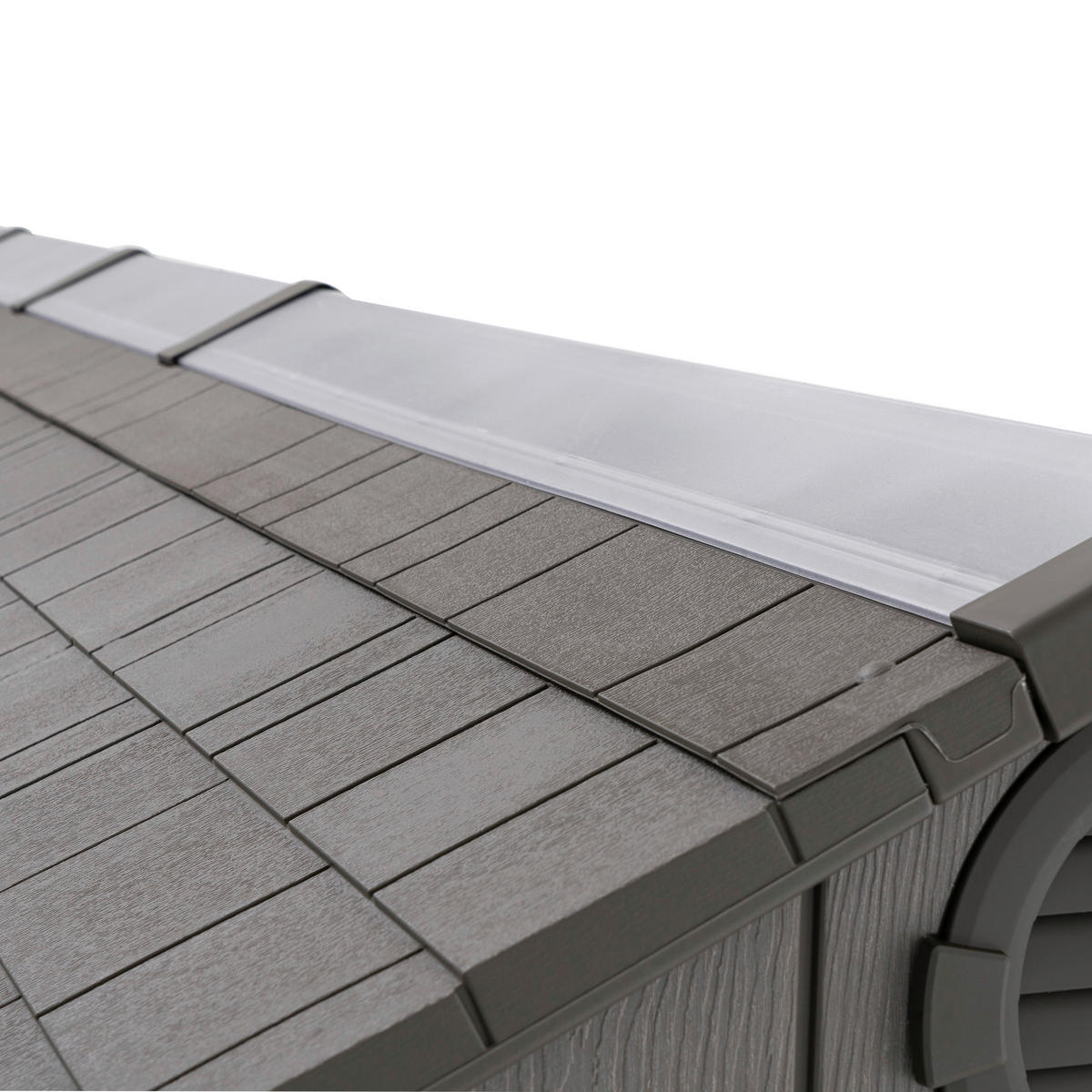 Lifetime Gerätehaus Neptun grau B/H/L: ca. 610x241x243 cm Neptun - grau (243,00/610,00/241,00cm) - Lifetime