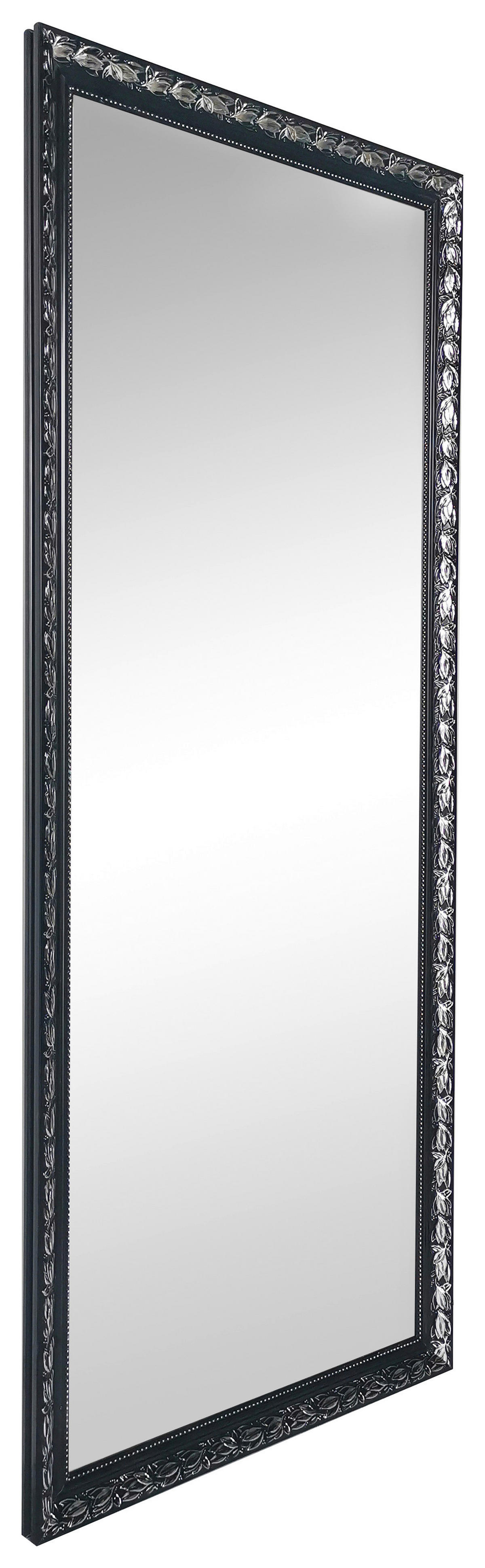 Rahmenspiegel Sonja schwarz Optik silber Optik B/H: ca. 70x170 cm Sonja - schwarz/silber (70,00/170,00cm)
