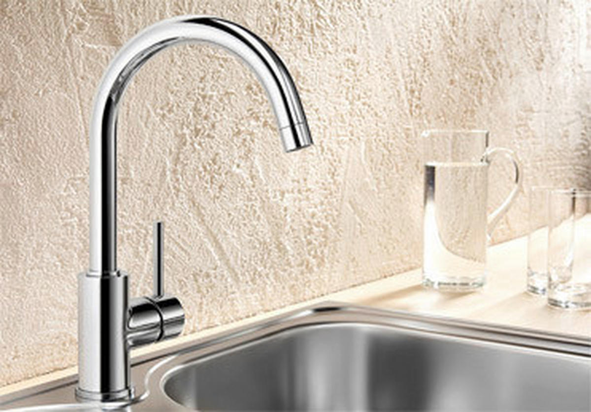 BLANCO Armatur Mida Chrom Chrom B/H/T: ca. 19,8x33,6x5,2 cm Mida - Chrom (19,80/33,60/5,20cm) - BLANCO