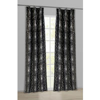 Verdunklungsvorhang Roses schwarz B/L: ca. 140x245 cm Roses - schwarz (140,00/245,00cm) - Home Essential