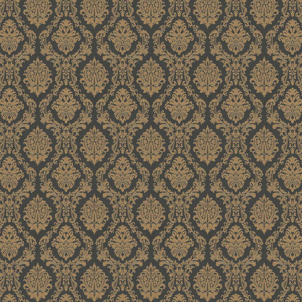 Erismann Vliestapete Ornament schwarz gold B/L: ca. 53x1005 cm Vliestapete_10288-15 - gold/schwarz (53,00/1005,00cm) - Erismann