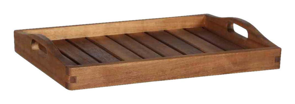 Gardamo Serviertablett ASTORIA beige Akazie ASTORIA - beige - Gardamo