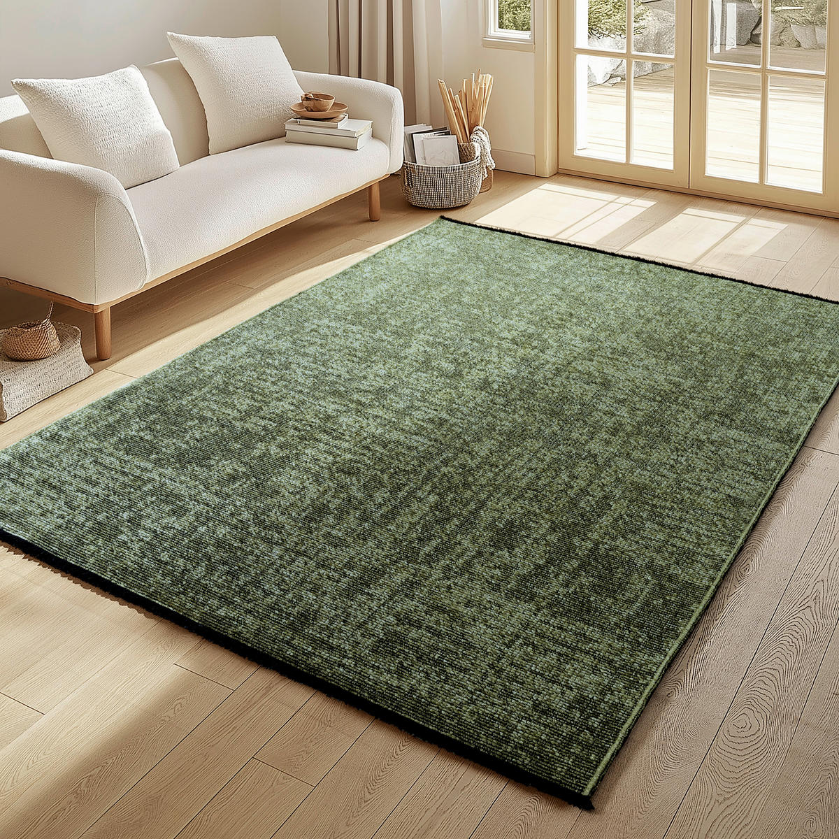 Ayyildiz Teppich SPACE grün B/L: ca. 140x200 cm SPACE - grün (140,00/200,00cm) - Ayyildiz