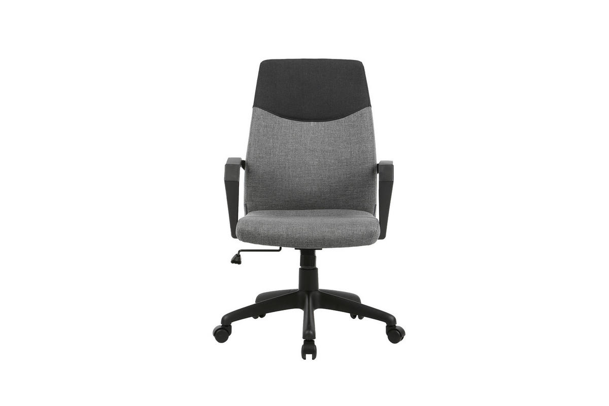 Chefsessel EDGY schwarz grau EDGY - schwarz/grau (58,00/99,00/56,00cm) - byLIVING