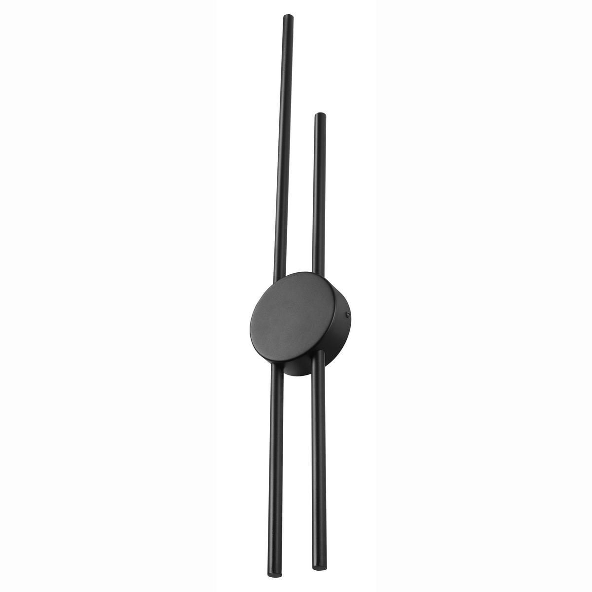 Lamkur LED-Wandleuchte LANA 47461 schwarz Metall H/L: ca. 80x12 cm 1 Brennstellen Lana - schwarz (12,00cm) - Lamkur