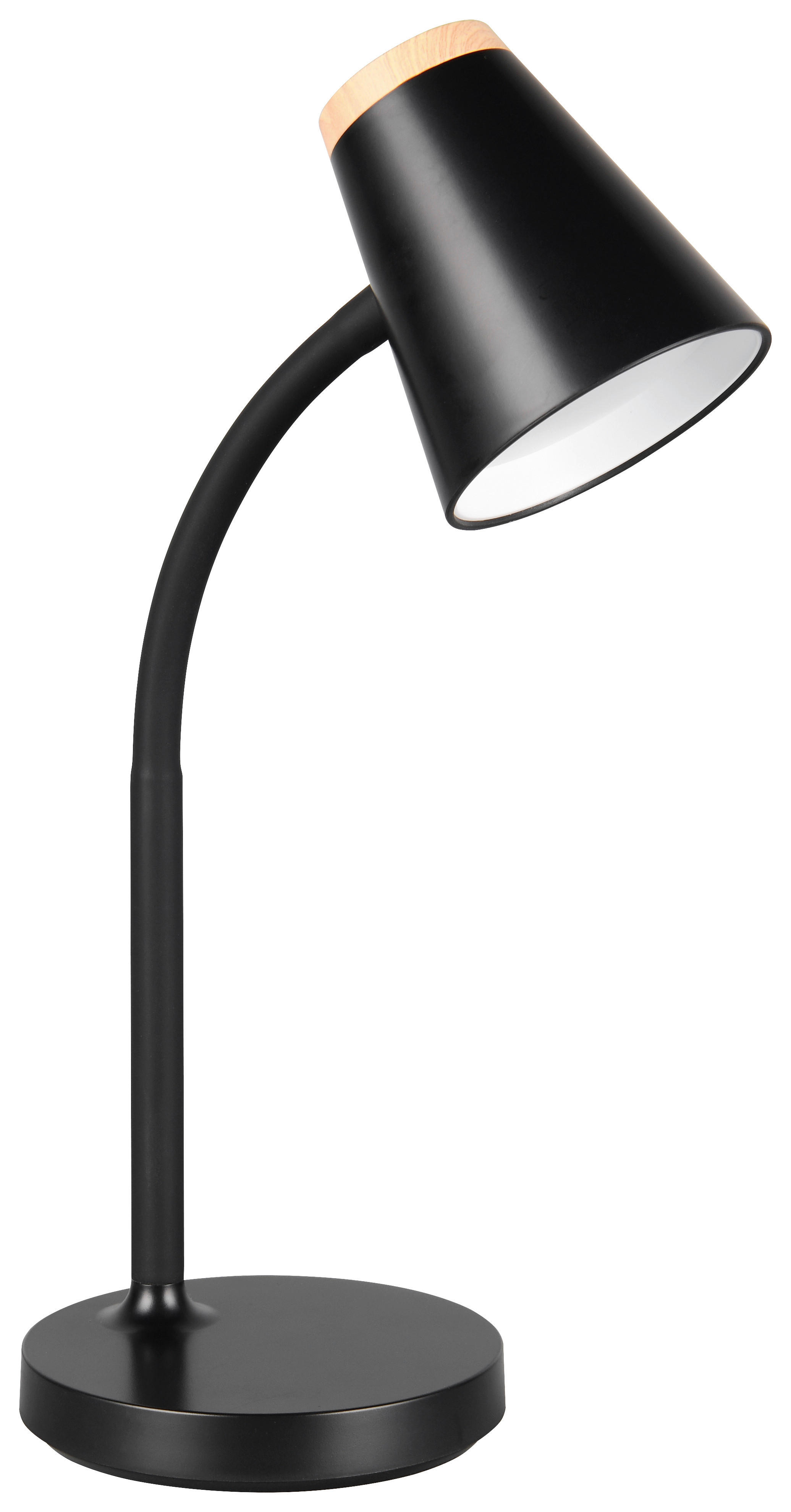 Reality LED-Tischleuchte schwarz Kunststoff H/D: ca. 36x13 cm LED-Tischleuchte_Hadley - schwarz (13,00/36,00cm) - Reality