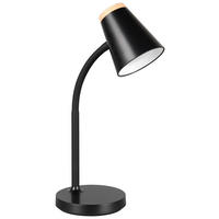 Reality LED-Tischleuchte schwarz Kunststoff H/D: ca. 36x13 cm LED-Tischleuchte_Hadley - schwarz (13,00/36,00cm) - Reality