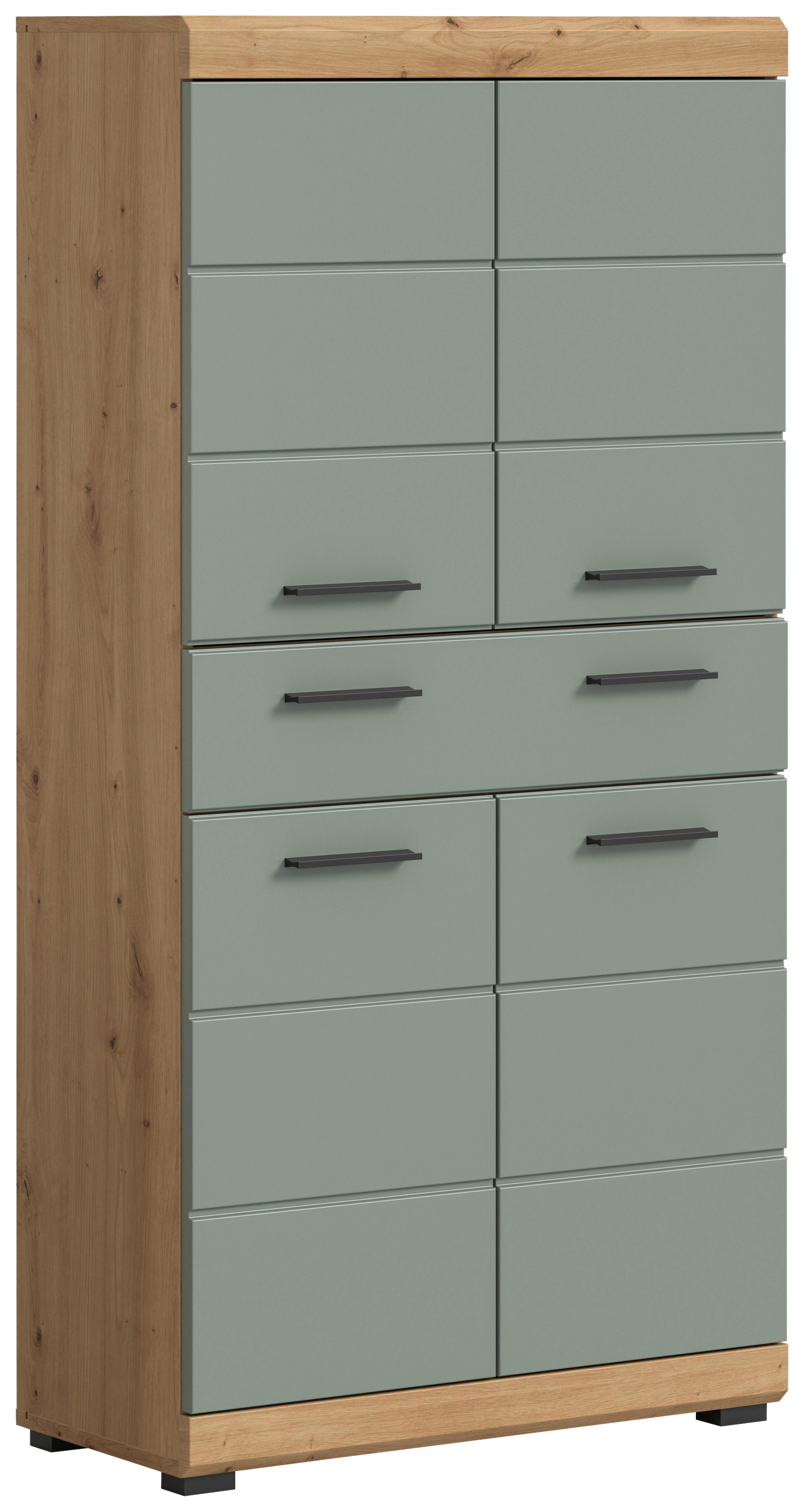 Badezimmer-Set Scout Eiche Artisan Nachbildung salbei Nachbildung B/H/T: ca. 74x141x31 cm Scout - Eiche/salbei (74,00/141,00/31,00cm) - xonox.home