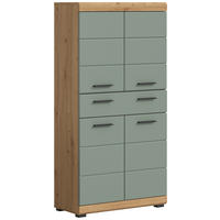 Badezimmer-Set Scout Eiche Artisan Nachbildung salbei Nachbildung B/H/T: ca. 74x141x31 cm Scout - Eiche/salbei (74,00/141,00/31,00cm) - xonox.home