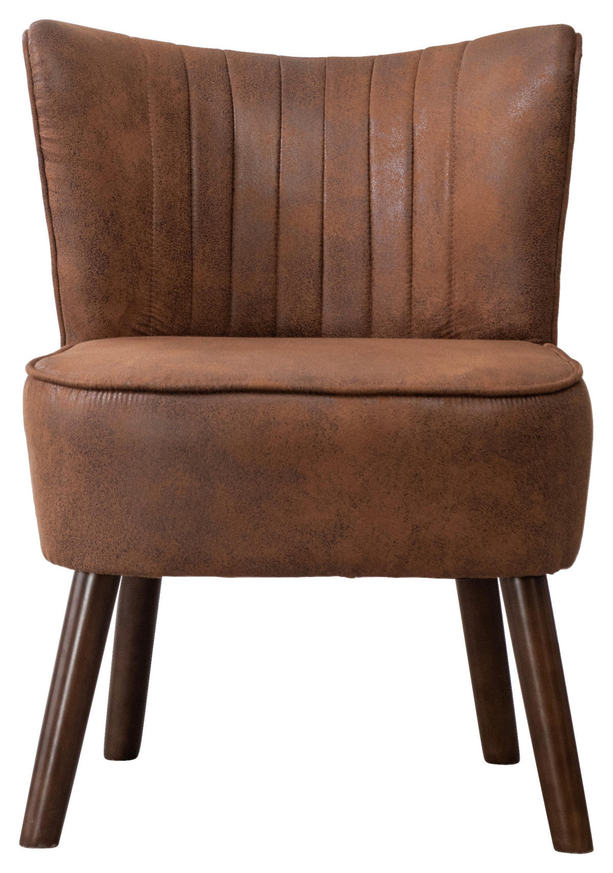 Sessel B/H/T: ca. 57x76x68 cm Emily_10-16-230.8_Cocktailsessel - braun (57,00/76,00/68,00cm)