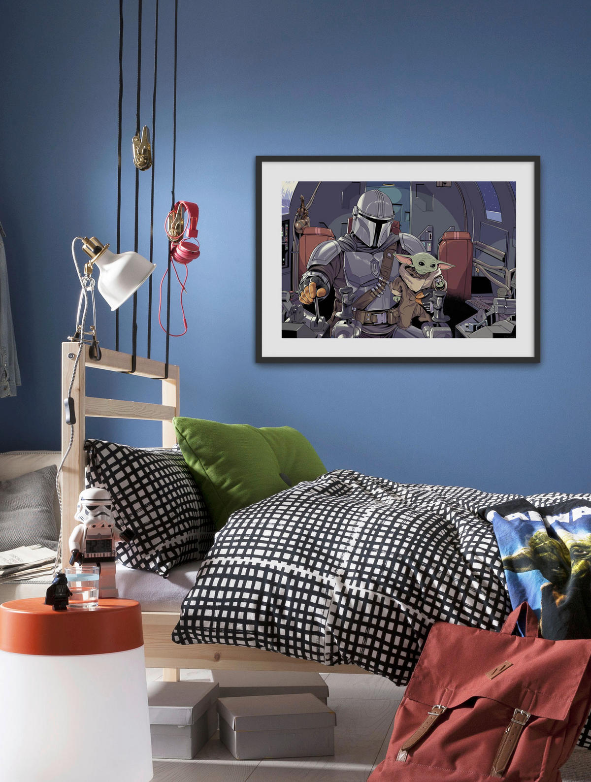 Komar Poster Mandalorian The Child Cockpit Disney B/L: ca. 70x50 cm Mandalorian The Child Cockpit - (70,00/50,00cm) - Komar