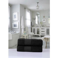 Duschtuch 2er-Pack Duschtuch_70x140cm_2erPack - schwarz (70,00/140,00cm) - Good Morning