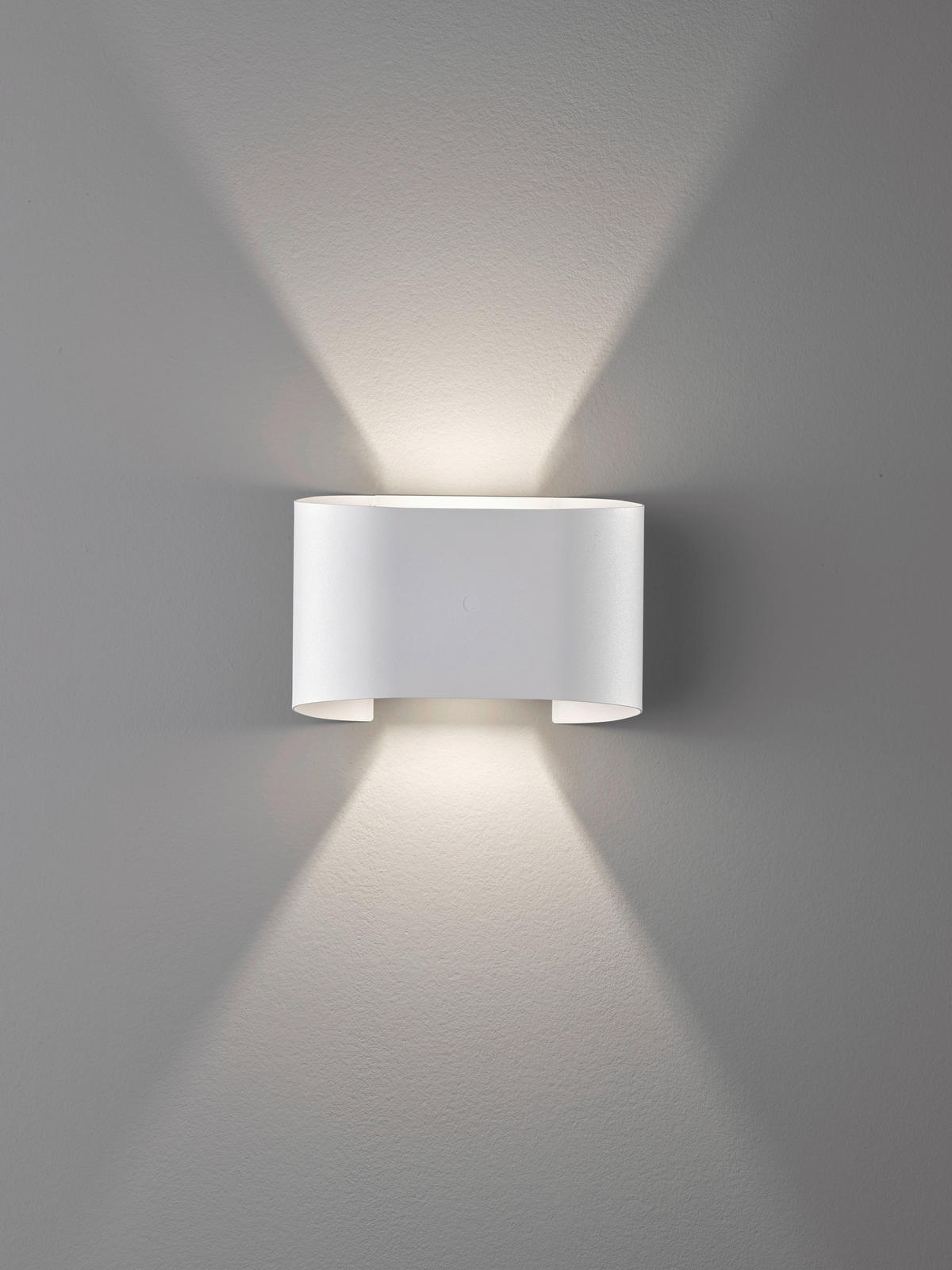 LED-Außen-Wandleuchte 30261 weiß B/H/T: ca. 18x12x10,5 cm Wall - weiß (18,00/12,00/10,50cm) - Fischer & Honsel