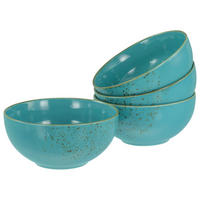 CreaTable Schüssel-Set Nature Collection Water blau Steinzeug Nature Collection Water - blau - CreaTable