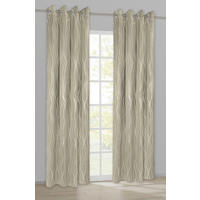Verdunklungsvorhang Monaco creme B/L: ca. 135x245 cm Monaco - creme/silber (135,00/245,00cm)