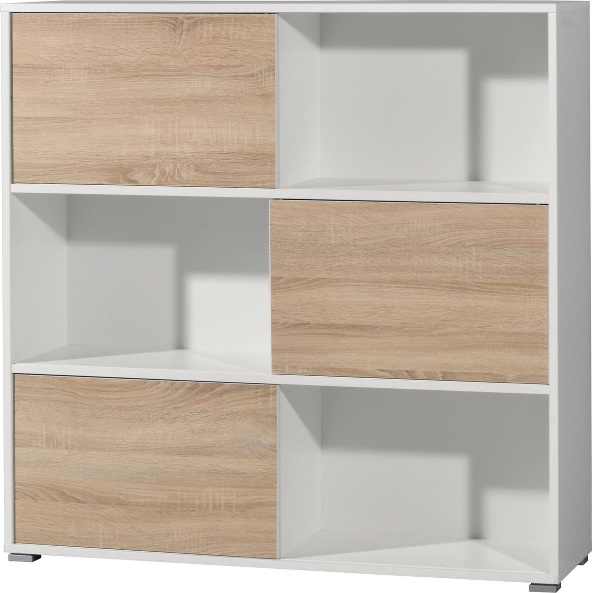 Regal B/H/T: ca. 120x119x35 cm Schiebetürregal 4038 - (120,00/119,00/35,00cm)