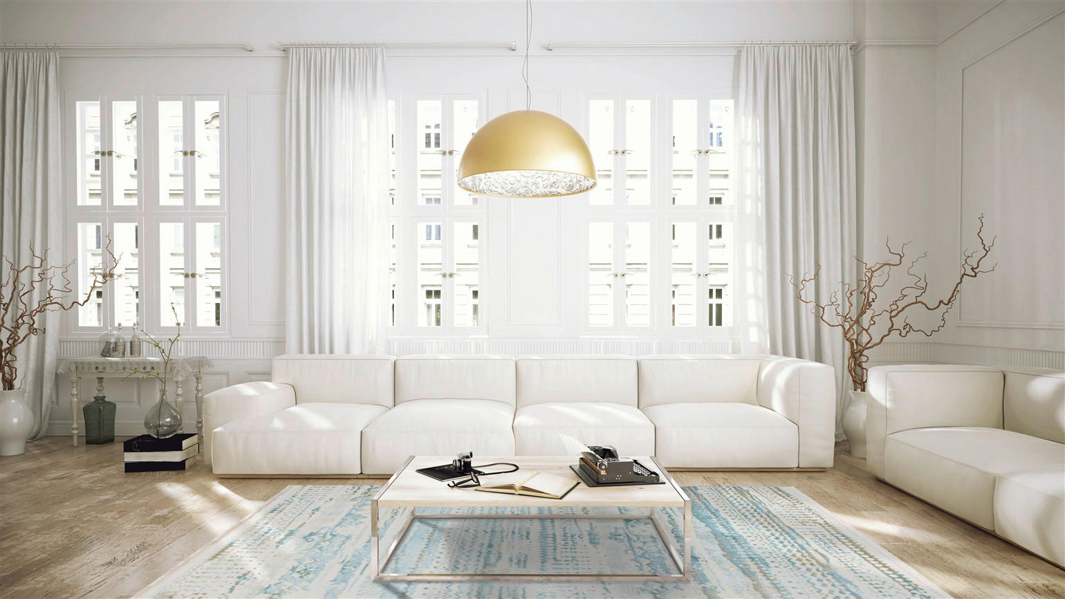 Arte Espina Kurzflorteppich Queen 200 hellblau B/L: ca. 80x150 cm Queen 200 - hellblau (80,00/150,00cm) - Arte Espina