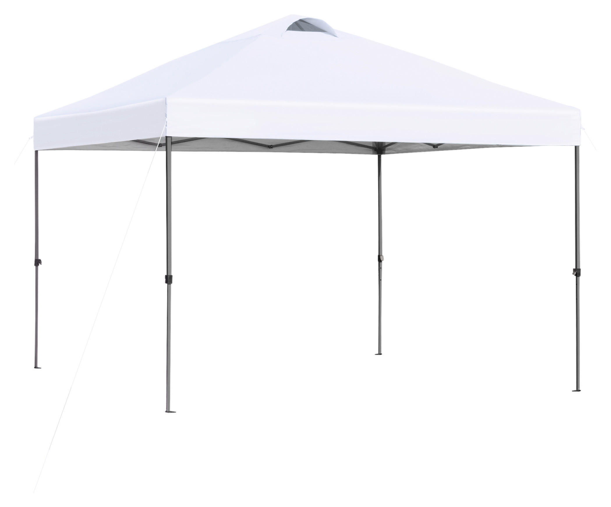 Outsunny Pop-Up-Pavillon weiß Stahl B/H/L: ca. 295x264x295 cm günstig online kaufen