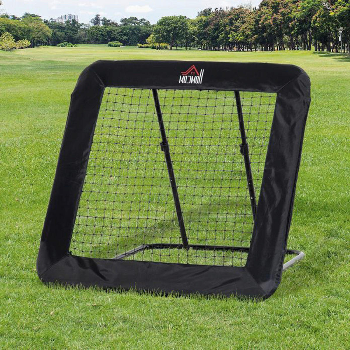 HOMCOM Rebounder mit Bodennagel schwarz B/H/L: ca. 118x120x128 cm Rebounder - schwarz (128,00/118,00/120,00cm) - HOMCOM