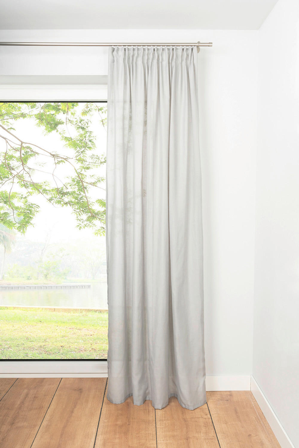 Kombivorhang BREEZE grau B/L: ca. 135x245 cm BREEZE - grau (135,00/245,00cm)