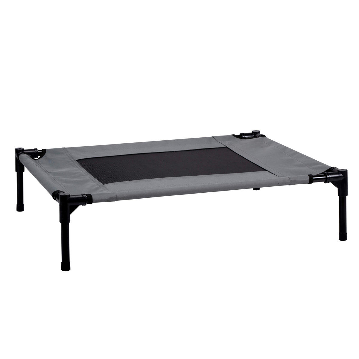 Pet Comfort Haustierbett grau Polyester B/H/L: ca. 81x17x64 cm Erhöhtes_Haustierbett_M - grau (64,00/81,00/17,00cm) - Pet Comfort