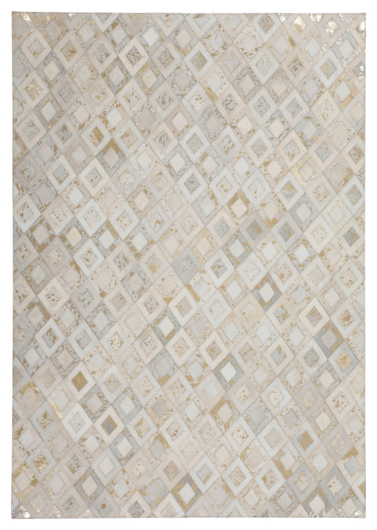 360Living Teppich Dazzle elfenbein B/L: ca. 80x150 cm Dazzle - gold/elfenbein (80,00/150,00cm) - 360Living