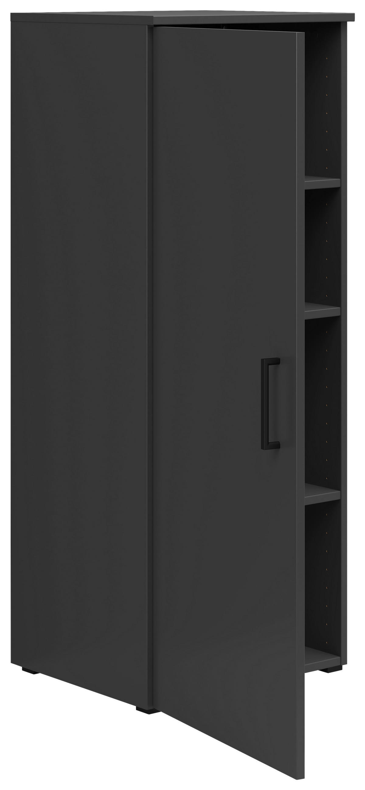 Schrank Multi-Stauraum Typ 16 anthrazit B/H/T: ca. 45x115x40 cm Multi-Stauraum Typ 16 - anthrazit (45,00/115,00/40,00cm)