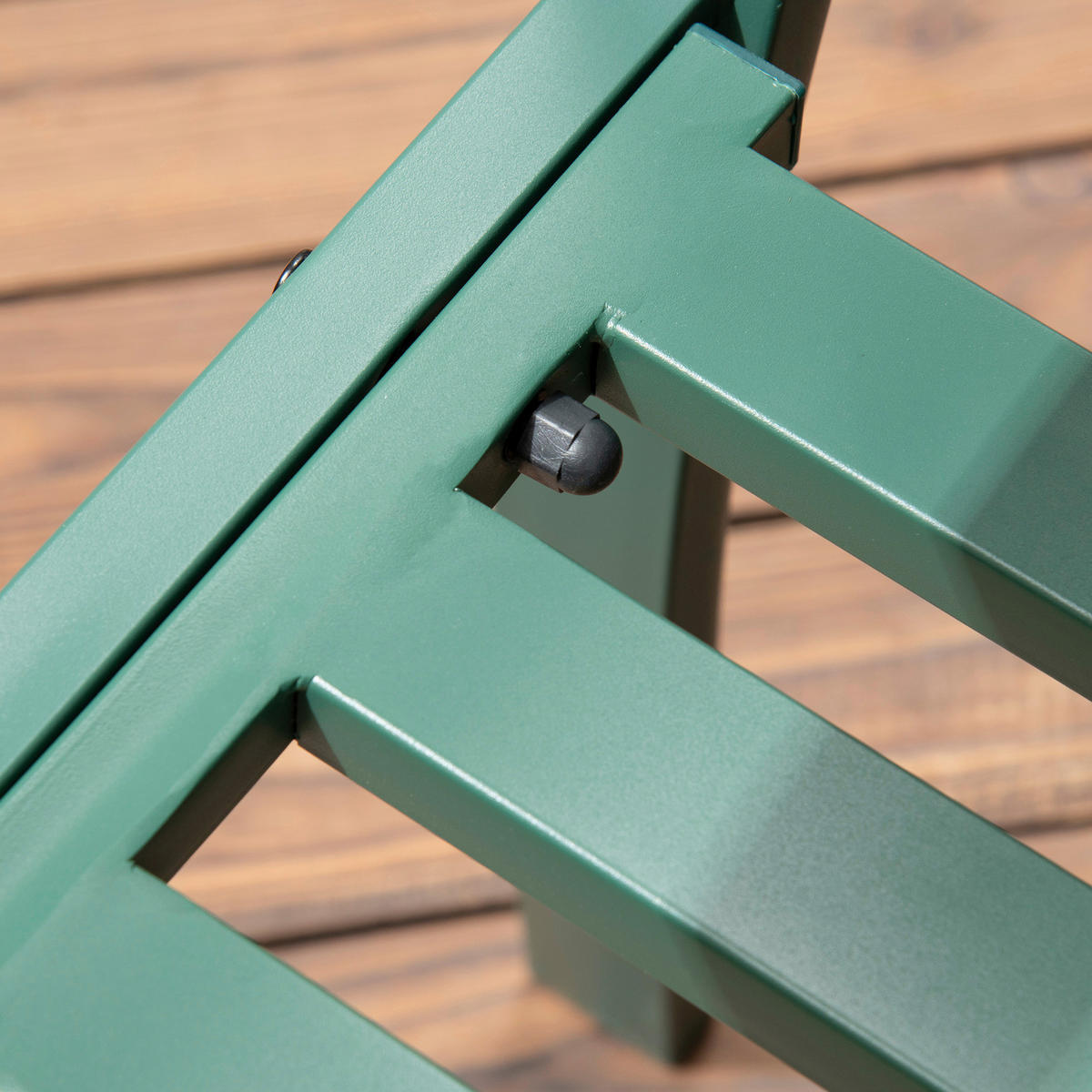 Outsunny Gartenbank Gartenbank - dunkelgrün (127,00/63,00/83,00cm) - Outsunny