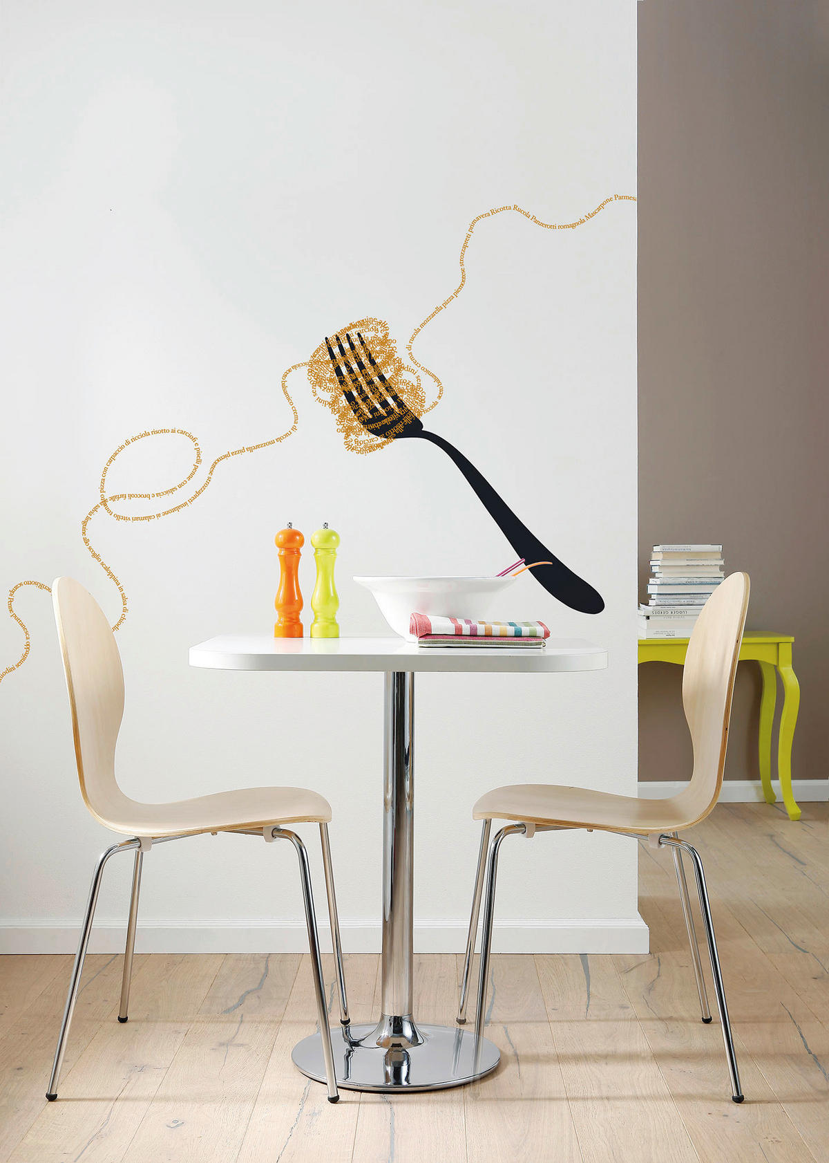 Komar Wandtattoo Pasta  Pasta B/L: ca. 100x70 cm Pasta - (100,00/70,00cm) - Komar